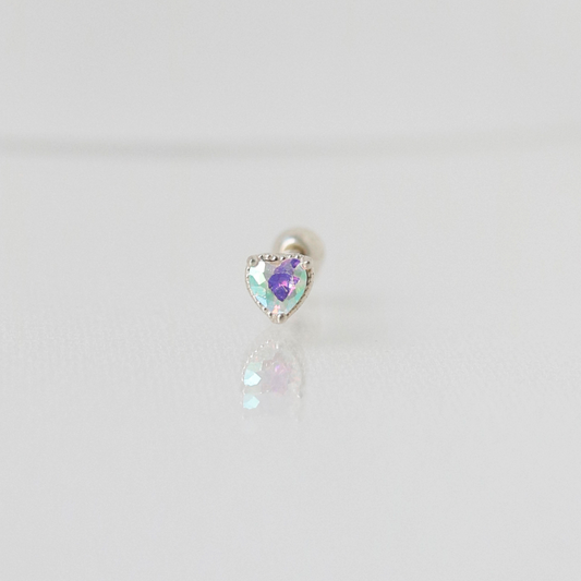 Aurora heart piercing